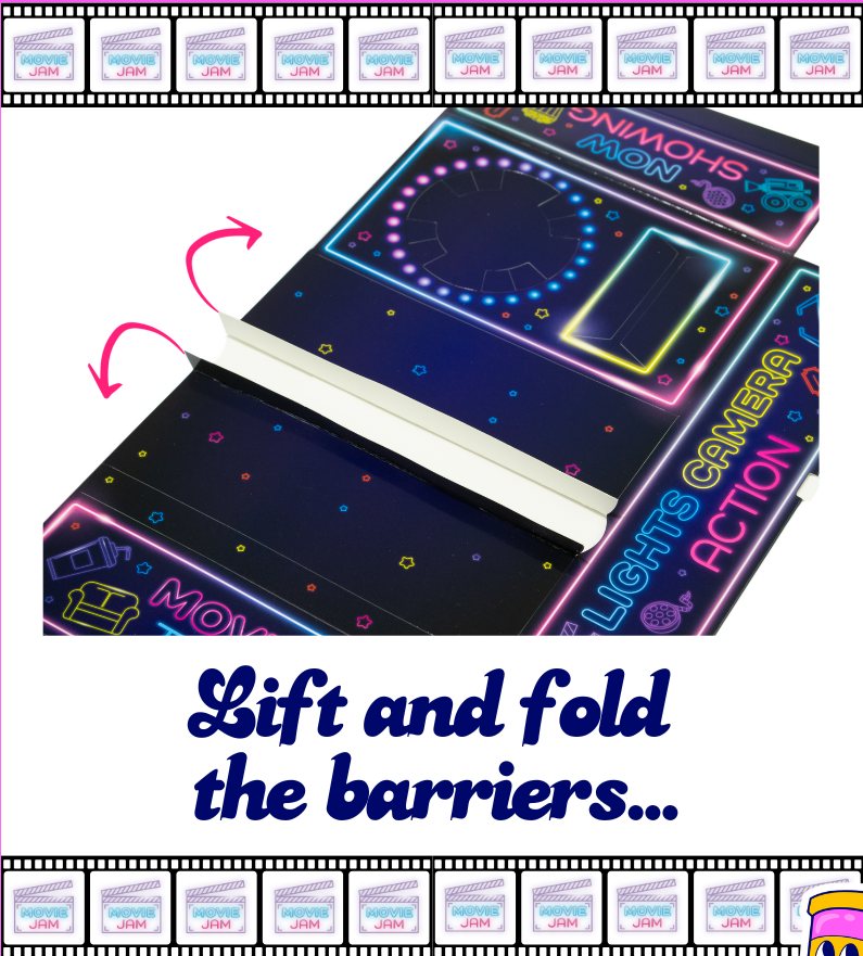 Lifting and folding the barriers